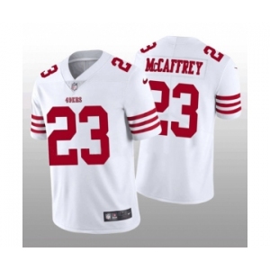 Men's San Francisco 49ers #23 Christian McCaffrey White Vapor Untouchable Stitched Jersey