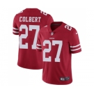 Men's San Francisco 49ers #27 Adrian Colbert Red Team Color Vapor Untouchable Limited Player Football Jersey