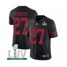 Men's San Francisco 49ers #27 Jason Verrett Black Alternate Vapor Untouchable Limited Player Super Bowl LIV Bound Football Jersey