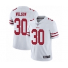 Men's San Francisco 49ers #30 Jeff Wilson White Vapor Untouchable Limited Player Football Jersey