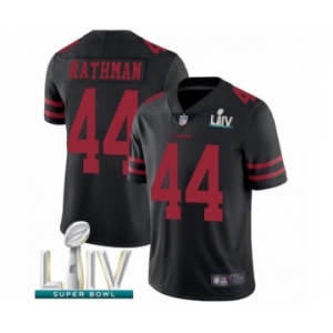 Men's San Francisco 49ers #44 Tom Rathman Black Alternate Vapor Untouchable Limited Player Super Bowl LIV Bound Football Jersey