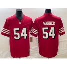 Men's San Francisco 49ers #54 Fred Warner Red 2023 FUSE Color Rush Vapor Untouchable Limited Jersey