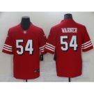 Men's San Francisco 49ers #54 Fred Warner Red Vapor Untouchable Limited Jersey