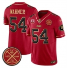 Men's San Francisco 49ers #54 Fred warner Red F.U.S.E. 3-Star C With Est.1946 Patch Vapor Limited Football Stitched Jersey