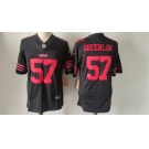 Men's San Francisco 49ers #57 Dre Greenlaw Black 2024 F.U.S.E. Vapor Untouchable Limited Stitched Football Jersey