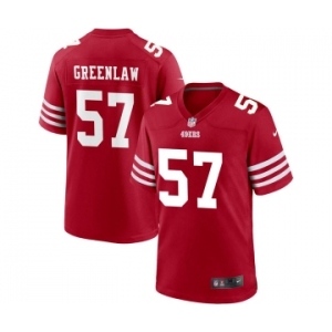 Mens San Francisco 49ers #57 Dre Greenlaw Nike Scarlet Alternate Legend Vapor Limited Jersey