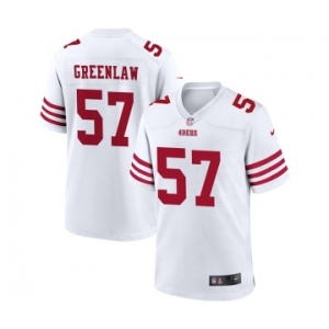 Mens San Francisco 49ers #57 Dre Greenlaw Nike White Alternate Legend Vapor Limited Jersey