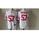 Men's San Francisco 49ers #57 Dre Greenlaw White 2024 F.U.S.E. Vapor Untouchable Limited Stitched Football Jersey