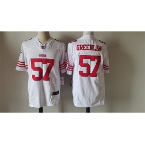 Men's San Francisco 49ers #57 Dre Greenlaw White 2024 F.U.S.E. Vapor Untouchable Limited Stitched Football Jersey