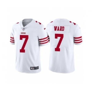 Men's San Francisco 49ers #7 Charvarius Ward White Vapor Untouchable Limited Stitched Jersey