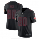 Men's San Francisco 49ers #80 Jerry Rice Black Impact Limited Stitched Jersey