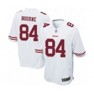 Men's San Francisco 49ers #84 Kendrick Bourne Game White Football Jersey