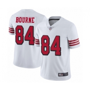 Men's San Francisco 49ers #84 Kendrick Bourne Limited White Rush Vapor Untouchable Football Jersey