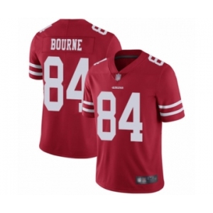 Men's San Francisco 49ers #84 Kendrick Bourne Red Team Color Vapor Untouchable Limited Player Football Jersey