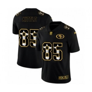 Men's San Francisco 49ers #85 George Kittle Black Jesus Faith Limited Football Jersey