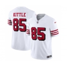 Men's San Francisco 49ers #85 George Kittle New White 2023 F.U.S.E. Vapor Untouchable Limited Stitched Football Jersey