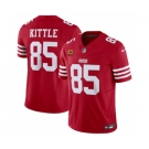 Men's San Francisco 49ers #85 George Kittle Red 2023 F.U.S.E. With 1-Star C Patch Vapor Untouchable Limited Football Stitched Jersey