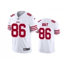 Men's San Francisco 49ers #86 Danny Gray White Stitched Football Jersey