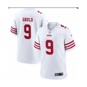 Men's San Francisco 49ers #9 Robbie Gould 2022 New White Vapor Untouchable Limited Stitched Jersey