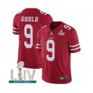 Men's San Francisco 49ers #9 Robbie Gould Red Team Color Vapor Untouchable Limited Player Super Bowl LIV Bound Football Jersey