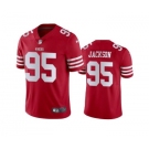 Men's San Francisco 49ers #95 Drake Jackson 2022 Red Vapor Untouchable Stitched Football Jersey