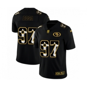 Men's San Francisco 49ers #97 Nick Bosa Black Jesus Faith Limited Football Jersey