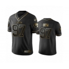 Men's San Francisco 49ers #97 Nick Bosa Limited Black Golden Edition Football Jersey