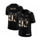 Men's San Francisco 49ers #97 Nick Bosa Limited Black Statue of Liberty Football Jersey