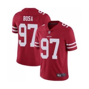 Men's San Francisco 49ers #97 Nick Bosa Red Team Color Vapor Untouchable Limited Player Football Jersey