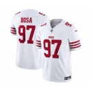 Men's San Francisco 49ers #97 Nick Bosa White 2023 F.U.S.E. Vapor Untouchable Limited Stitched Football Jersey