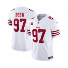 Men's San Francisco 49ers #97 Nick Bosa White 2023 F.U.S.E. With 1-Star C Patch Vapor Untouchable Limited Football Stitched Jersey