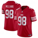 Men's San Francisco 49ers #98 Mykel Williams Red 2025 Draft F.U.S.E. Vapor Untouchable Limited Football Stitched Jersey