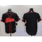 Men's San Francisco 49ers Black With Patch Cool Base Stitched Baseball Jersey