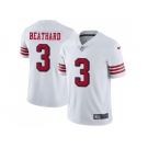 Nike San Francisco 49ers #3 C.J. Beathard White Rush Men Stitched NFL Vapor Untouchable Limited Jersey