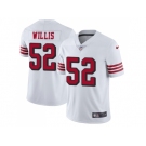 Nike San Francisco 49ers #52 Patrick Willis White Rush Men Stitched NFL Vapor Untouchable Limited Jersey