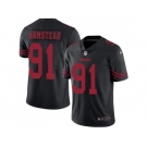 Nike San Francisco 49ers #91 Arik Armstead Black Men's Stitched NFL Limited Rush Jersey