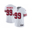 Nike San Francisco 49ers #99 DeForest Buckner White Rush Men Stitched NFL Vapor Untouchable Limited Jersey