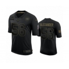 San Francisco 49ers #56 Kwon Alexander Black 2020 Salute To Service Limited Jersey