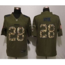 nike nfl jerseys san francisco 49ers #28 hyde army green[nike Limited Salute To Service]