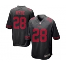 nike nfl jerseys san francisco 49ers #28 hyde black[nike limited]