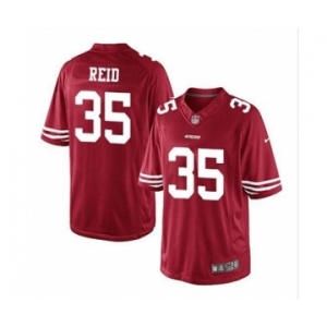 nike nfl jerseys san francisco 49ers #35 reid red[nike limited]