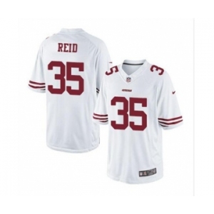 nike nfl jerseys san francisco 49ers #35 reid white[nike limited]
