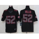 nike nfl jerseys san francisco 49ers #52 willis black[nike limited]