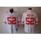 nike nfl jerseys san francisco 49ers #52 willis white[nike limited]