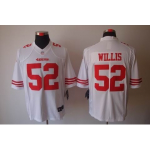 nike nfl jerseys san francisco 49ers #52 willis white[nike limited]