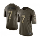 nike nfl jerseys san francisco 49ers #7 colin kaepernick army green[nike Limited Salute To Service]