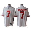 nike nfl jerseys san francisco 49ers #7 kaepernick white[nike limited]