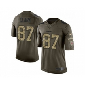 nike nfl jerseys san francisco 49ers #87 clare army green[nike Limited Salute To Service]