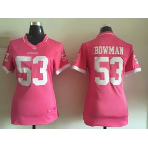2015 Nike Women New 49ers #53 NaVorro Bowman pink jerseys