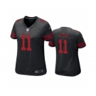 Women San Francisco 49ers #11 Brandon Aiyuk Black Jersey